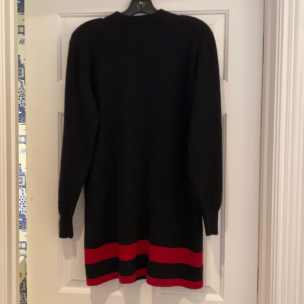 Vintage Nancy Heller Black cashmere dress